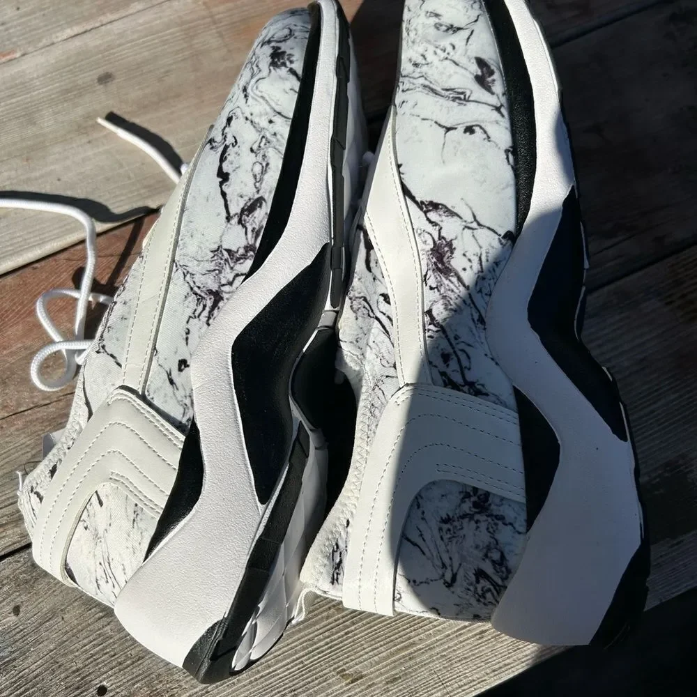 LIVI Dream Cloud Jogger Black & White Ink Blot Sneakers Lane Bryant NWT 11W